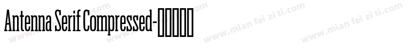 Antenna Serif Compressed字体转换